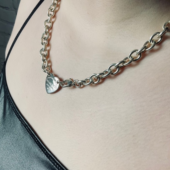 Tiffany & Co Choker heart Return to necklace only - Picture 7 of 14